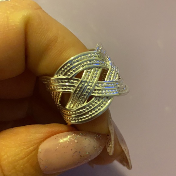 NEW!💙💎💍BUNDLE! 3 SILVER PLATED RINGS!💍💎💙ADJUSTABLE!💙💎GRATEFUL💙MAKER💎💙 - Picture 6 of 7